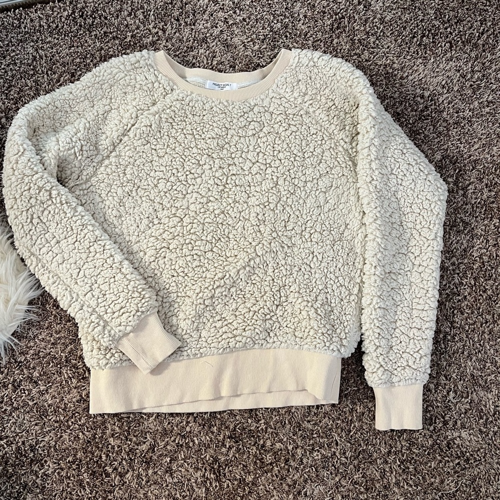 Project Social T Sherpa sweatshirt  Small